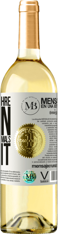 «Sie können deine Ideen stehlen, aber niemals dein Talent» WHITE Ausgabe