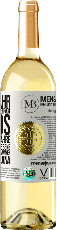 «Dieses Jahr habe ich die heiligen Könige um dich gebeten, Carlos, du bist das wahre Geschenk meines Lebens. Frohe Weihnachten zu» WHITE Ausgabe