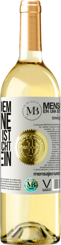 «Mit jemandem, der deine Schwäche ist, kannst du nicht stark sein» WHITE Ausgabe