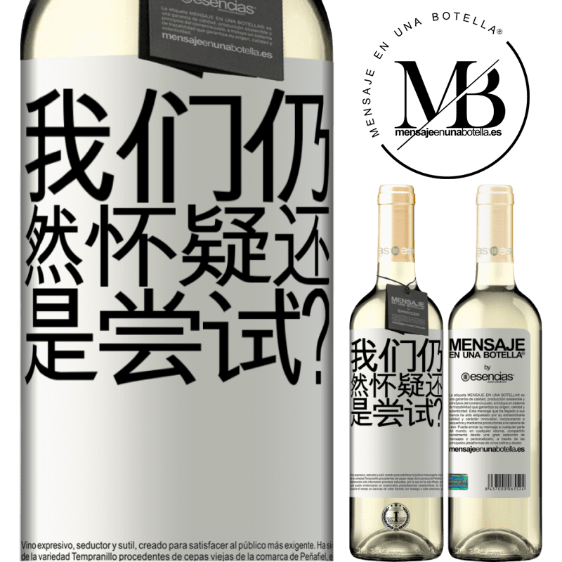«我们仍然怀疑还是尝试？» WHITE版