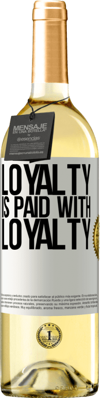 29,95 € | White Wine WHITE Edition Loyalty is paid with loyalty White Label. Customizable label Young wine Harvest 2024 Verdejo