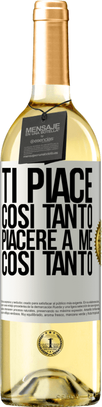 29,95 € | Vino bianco Edizione WHITE Ti piace così tanto piacere a me così tanto Etichetta Bianca. Etichetta personalizzabile Vino giovane Raccogliere 2025 Verdejo