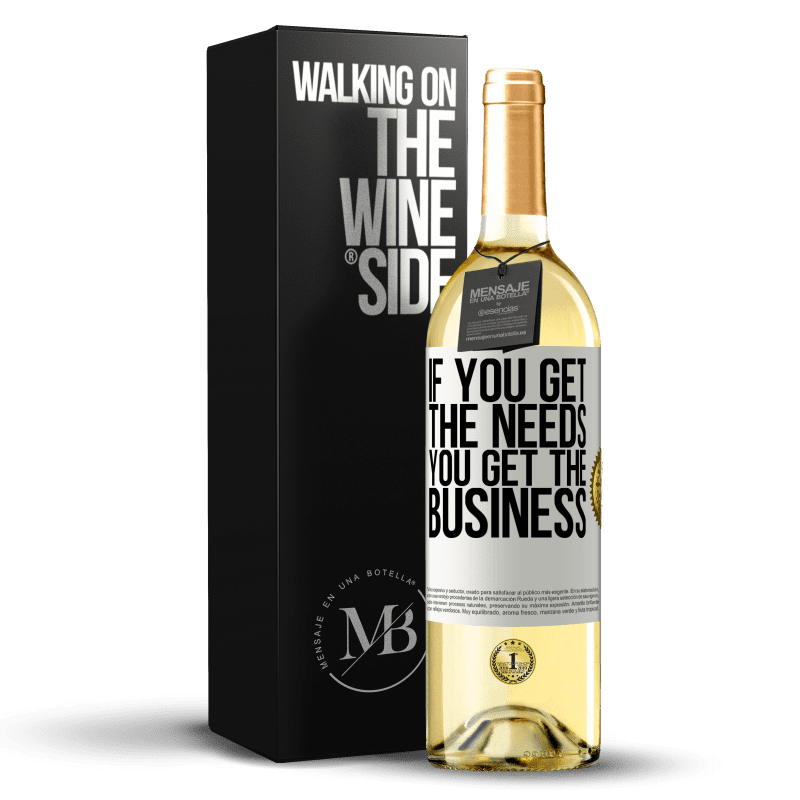 29,95 € Free Shipping | White Wine WHITE Edition If you get the needs, you get the business White Label. Customizable label Young wine Harvest 2024 Verdejo