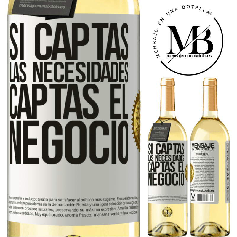 29,95 € Envoi gratuit | Vin blanc Édition WHITE Si vous obtenez les besoins, vous obtenez l'entreprise Étiquette Blanche. Étiquette personnalisable Vin jeune Récolte 2022 Verdejo