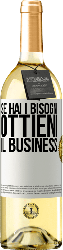 29,95 € | Vino bianco Edizione WHITE Se hai i bisogni, ottieni il business Etichetta Bianca. Etichetta personalizzabile Vino giovane Raccogliere 2024 Verdejo