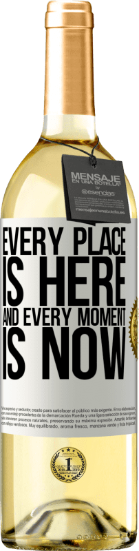 29,95 € | White Wine WHITE Edition Every place is here and every moment is now White Label. Customizable label Young wine Harvest 2024 Verdejo