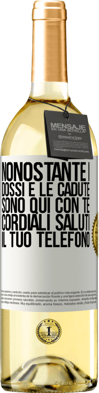 29,95 € | Vino bianco Edizione WHITE Nonostante i dossi e le cadute, sono qui con te. Cordiali saluti, il tuo telefono Etichetta Bianca. Etichetta personalizzabile Vino giovane Raccogliere 2025 Verdejo