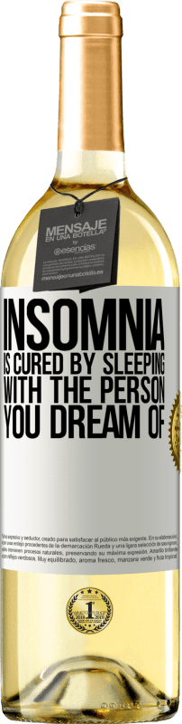«不眠症はあなたが夢見ている人と寝ることで治ります» WHITEエディション