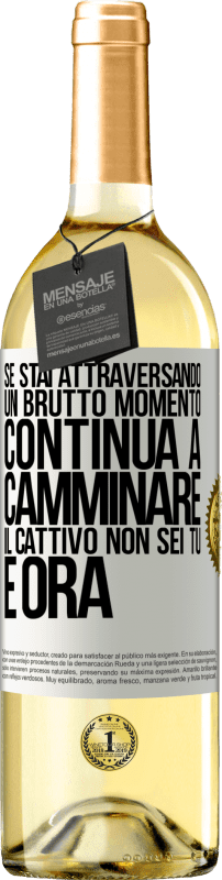 29,95 € | Vino bianco Edizione WHITE Se stai attraversando un brutto momento, continua a camminare. Il cattivo non sei tu, è ora Etichetta Bianca. Etichetta personalizzabile Vino giovane Raccogliere 2024 Verdejo