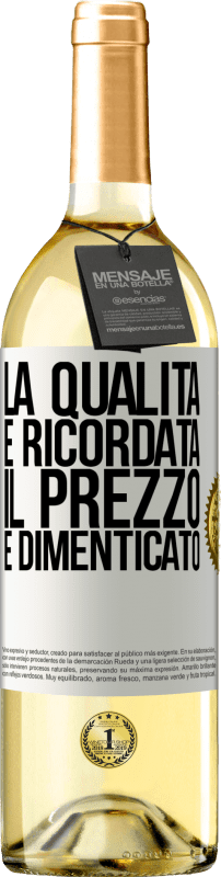 29,95 € | Vino bianco Edizione WHITE La qualità è ricordata, il prezzo è dimenticato Etichetta Bianca. Etichetta personalizzabile Vino giovane Raccogliere 2024 Verdejo