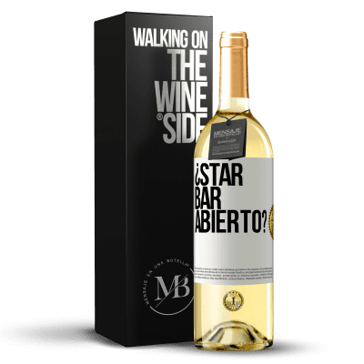 «¿STAR BAR abierto?» Edición WHITE