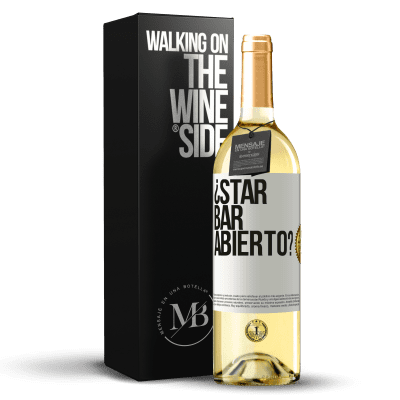 «¿STAR BAR abierto?» WHITE Ausgabe