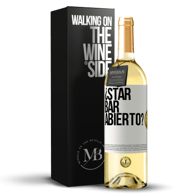«¿STAR BAR abierto?» Edição WHITE