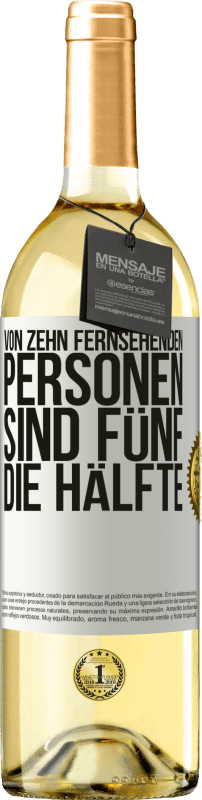 «Von zehn fernsehenden Personen sind fünf die Hälfte» WHITE Ausgabe