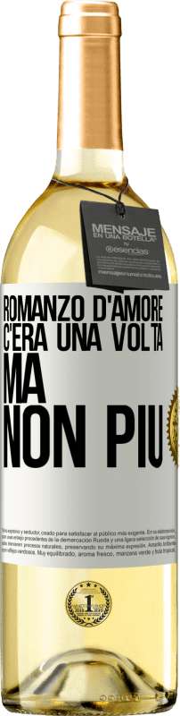 29,95 € | Vino bianco Edizione WHITE Romanzo d'amore. C'era una volta, ma non più Etichetta Bianca. Etichetta personalizzabile Vino giovane Raccogliere 2025 Verdejo