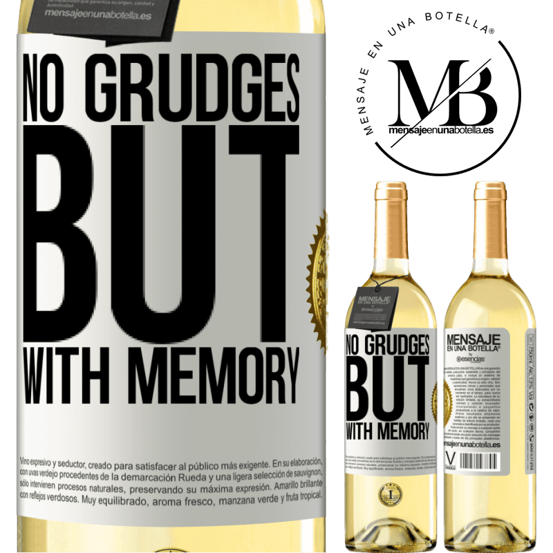 29,95 € Free Shipping | White Wine WHITE Edition No grudges, but with memory White Label. Customizable label Young wine Harvest 2022 Verdejo