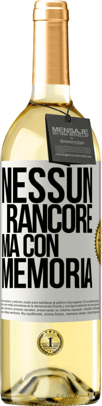 29,95 € | Vino bianco Edizione WHITE Nessun rancore, ma con memoria Etichetta Bianca. Etichetta personalizzabile Vino giovane Raccogliere 2025 Verdejo