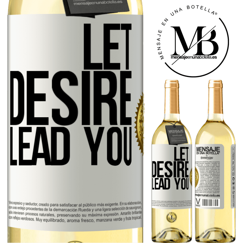 29,95 € Free Shipping | White Wine WHITE Edition Let desire lead you White Label. Customizable label Young wine Harvest 2024 Verdejo
