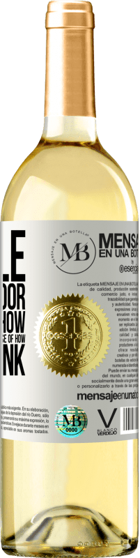 «People are not poor because of how they live. He is poor because of how he thinks» WHITE Edition