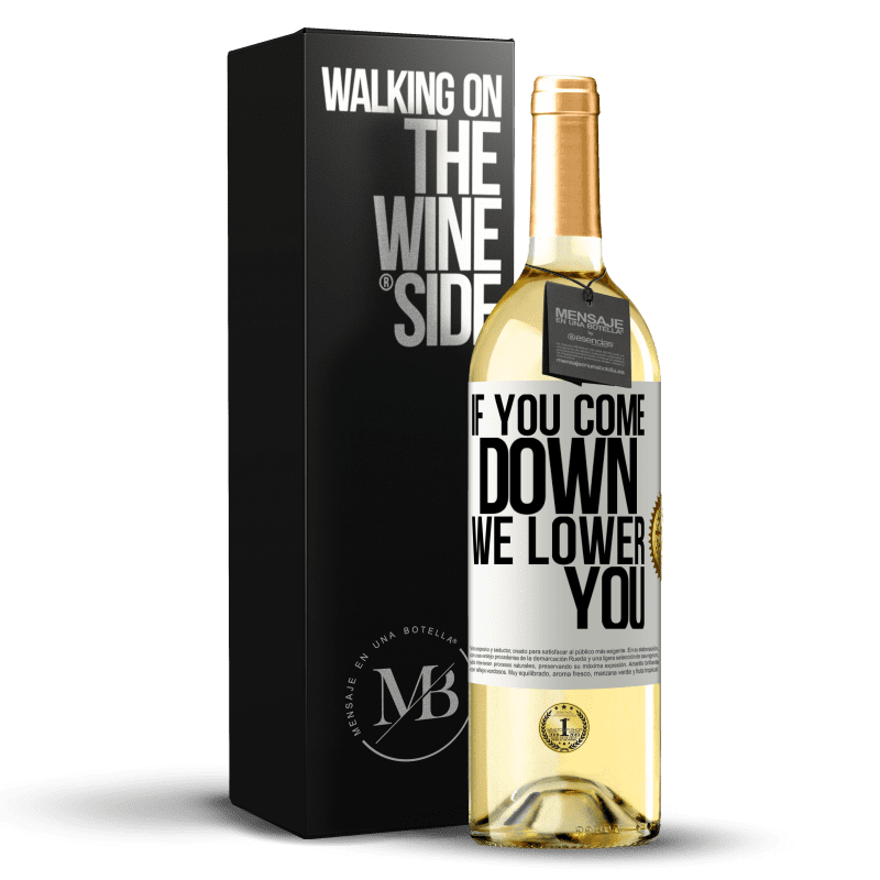 29,95 € Free Shipping | White Wine WHITE Edition If you come down, we lower you White Label. Customizable label Young wine Harvest 2023 Verdejo
