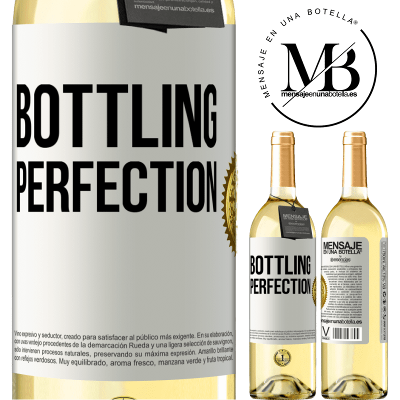 29,95 € Free Shipping | White Wine WHITE Edition Bottling perfection White Label. Customizable label Young wine Harvest 2022 Verdejo
