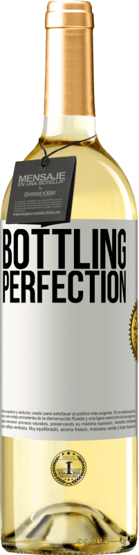 29,95 € | Vin blanc Édition WHITE Bottling perfection Étiquette Blanche. Étiquette personnalisable Vin jeune Récolte 2023 Verdejo