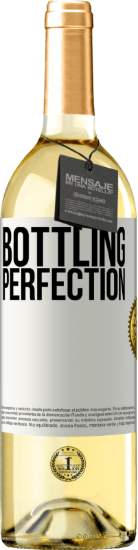 29,95 € | Vino Blanco Edición WHITE Bottling perfection Etiqueta Blanca. Etiqueta personalizable Vino joven Cosecha 2023 Verdejo