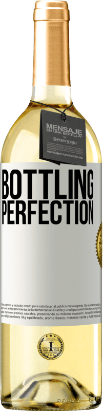 29,95 € Spedizione Gratuita | Vino bianco Edizione WHITE Bottling perfection Etichetta Bianca. Etichetta personalizzabile Vino giovane Raccogliere 2023 Verdejo
