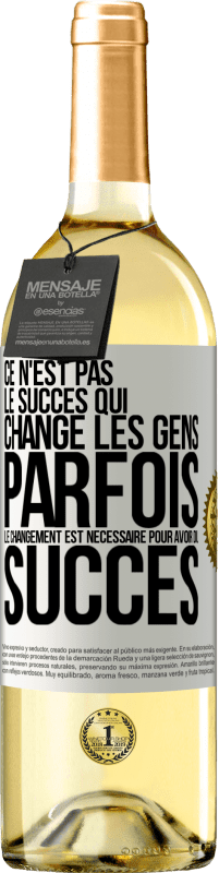 29,95 € Envoi gratuit | Vin blanc Édition WHITE Ce n'est pas le succès qui change les gens. Parfois le changement est nécessaire pour avoir du succès Étiquette Blanche. Étiquette personnalisable Vin jeune Récolte 2025 Verdejo