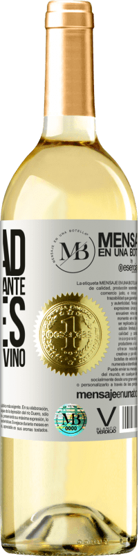 «La edad solo es importante si eres un queso o un vino» Edición WHITE