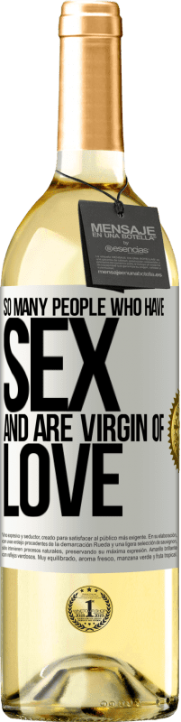 29,95 € | 白葡萄酒 WHITE版 这么多有性爱的人 白标. 可自定义的标签 青年酒 收成 2023 Verdejo