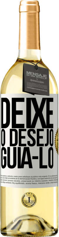 29,95 € | Vinho branco Edição WHITE Deixe o desejo guiá-lo Etiqueta Branca. Etiqueta personalizável Vinho jovem Colheita 2023 Verdejo