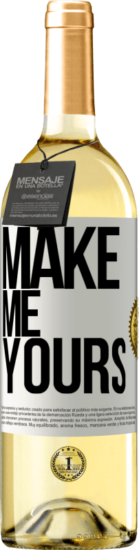 29,95 € | White Wine WHITE Edition Make me yours White Label. Customizable label Young wine Harvest 2023 Verdejo