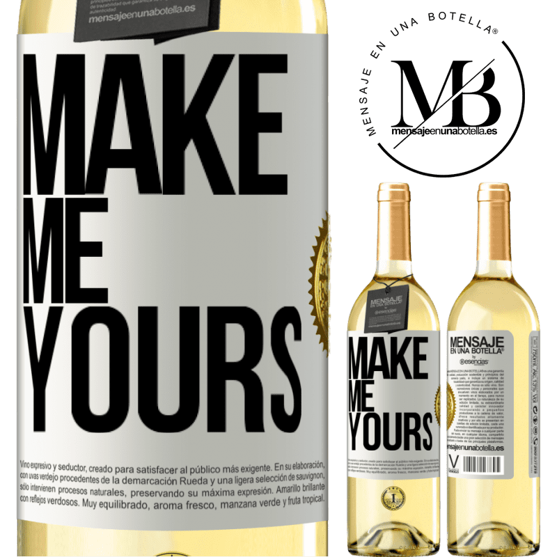 29,95 € Free Shipping | White Wine WHITE Edition Make me yours White Label. Customizable label Young wine Harvest 2022 Verdejo
