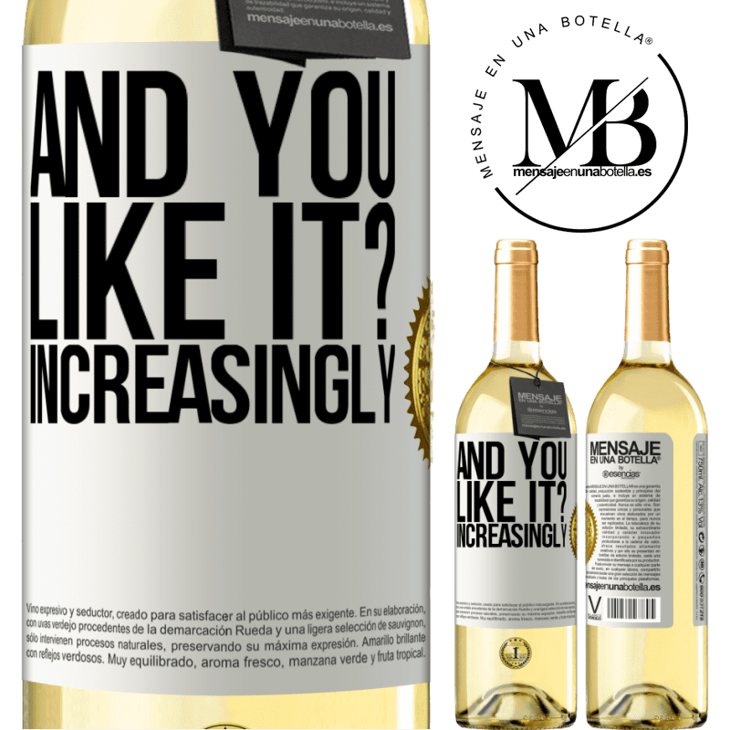 29,95 € Free Shipping | White Wine WHITE Edition and you like it? Increasingly White Label. Customizable label Young wine Harvest 2022 Verdejo