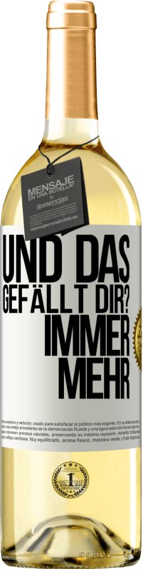 29,95 € Kostenloser Versand | Weißwein WHITE Ausgabe Und das gefällt dir? Immer mehr Weißes Etikett. Anpassbares Etikett Junger Wein Ernte 2023 Verdejo