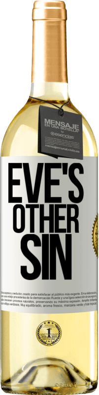 29,95 € | White Wine WHITE Edition Eve's other sin White Label. Customizable label Young wine Harvest 2024 Verdejo