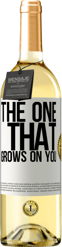 29,95 € | Белое вино Издание WHITE The one that grows on you Белая этикетка. Настраиваемая этикетка Молодое вино Урожай 2023 Verdejo