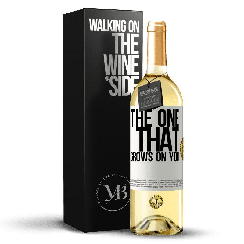 29,95 € Free Shipping | White Wine WHITE Edition The one that grows on you White Label. Customizable label Young wine Harvest 2023 Verdejo