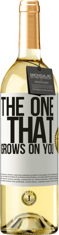 29,95 € | Weißwein WHITE Ausgabe The one that grows on you Weißes Etikett. Anpassbares Etikett Junger Wein Ernte 2024 Verdejo