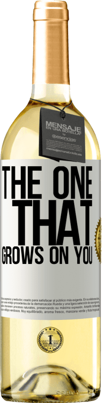 29,95 € | Vinho branco Edição WHITE The one that grows on you Etiqueta Branca. Etiqueta personalizável Vinho jovem Colheita 2024 Verdejo