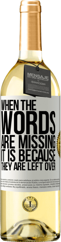 29,95 € | White Wine WHITE Edition When the words are missing, it is because they are left over White Label. Customizable label Young wine Harvest 2024 Verdejo