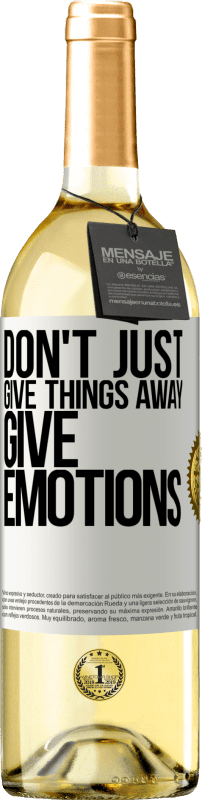 29,95 € | White Wine WHITE Edition Don't just give things away, give emotions White Label. Customizable label Young wine Harvest 2024 Verdejo