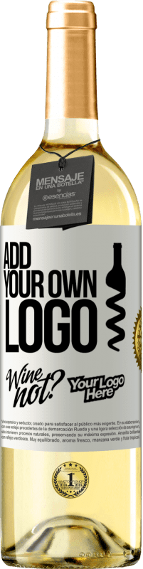 24,95 € | White Wine WHITE Edition Add your own logo White Label. Customizable label Young wine Harvest 2021 Verdejo