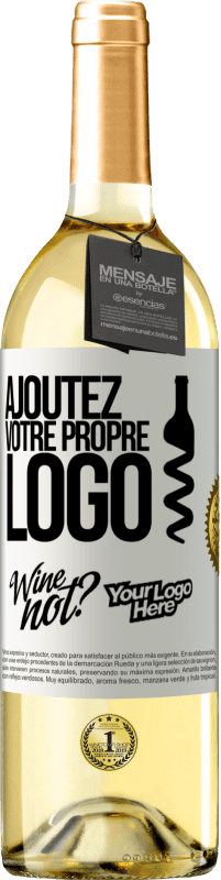 29,95 € | Vin blanc Édition WHITE Ajoutez votre propre logo Étiquette Blanche. Étiquette personnalisable Vin jeune Récolte 2024 Verdejo