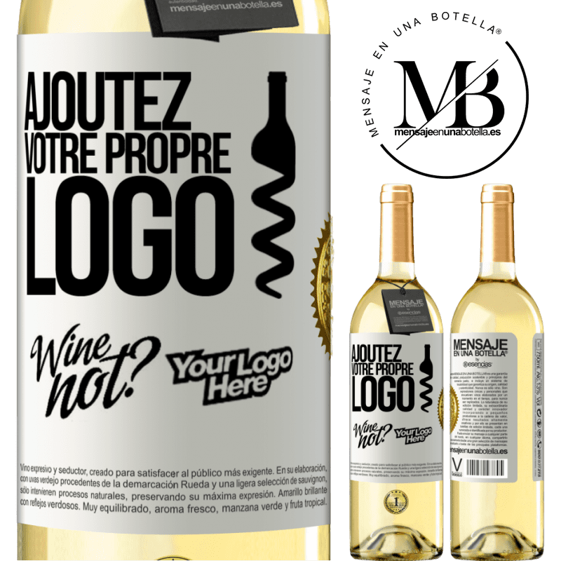 29,95 € Envoi gratuit | Vin blanc Édition WHITE Ajoutez votre propre logo Étiquette Blanche. Étiquette personnalisable Vin jeune Récolte 2024 Verdejo