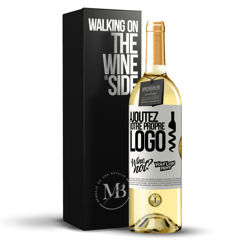 29,95 € Envoi gratuit | Vin blanc Édition WHITE Ajoutez votre propre logo Étiquette Blanche. Étiquette personnalisable Vin jeune Récolte 2024 Verdejo