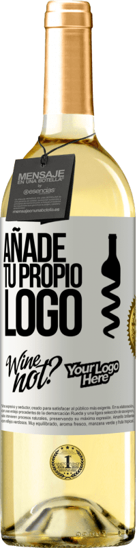 29,95 € | Vino Blanco Edición WHITE Añade tu propio logo Etiqueta Blanca. Etiqueta personalizable Vino joven Cosecha 2023 Verdejo