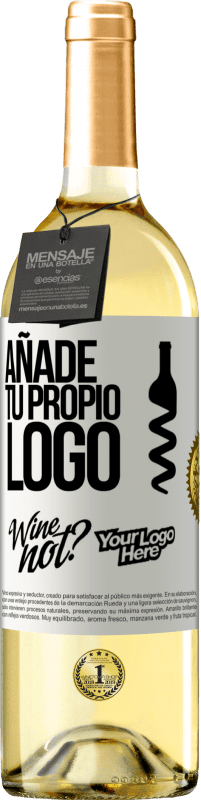 29,95 € | Vino Blanco Edición WHITE Añade tu propio logo Etiqueta Blanca. Etiqueta personalizable Vino joven Cosecha 2024 Verdejo