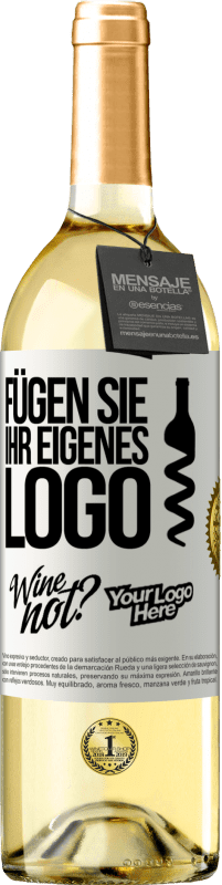 29,95 € | Weißwein WHITE Ausgabe Füge dein eigenes Logo hinzu Weißes Etikett. Anpassbares Etikett Junger Wein Ernte 2023 Verdejo